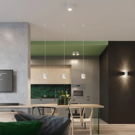 Lampa wisząca ORBIS 1 biały