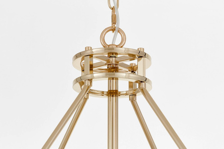 NOWOCZESNA LAMPA WISZĄCA ZŁOTA MARIETTA W8