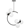 NOWOCZESNA LAMPA WISZĄCA CZARNA BONIO W6