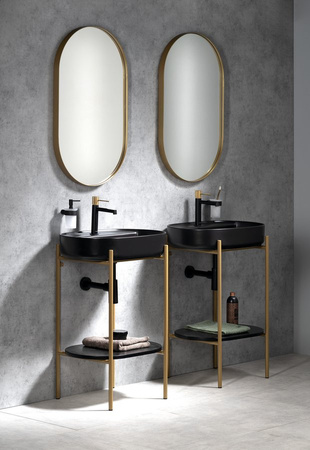 PUNO konsola pod umywalkę 550x795x396mm, złoty mat