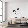 WALL LIGHT WITH OPAL GLASS 1xG9 MAX 7W BLACK MAT