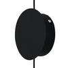 MOOSEE lampa ścienna FLUSSO WALL czarna