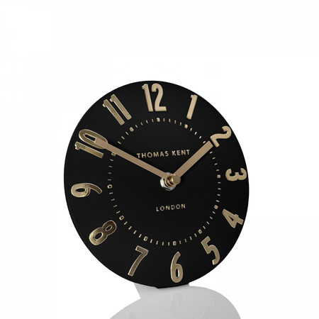 Mulberry Mantel Clock Noir 6in