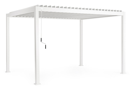 Pergola ogrodowa BIZZOTTO OCEAN 3X4 – biały