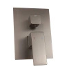 Bateria prysznicowo wannowa podtynkowa dwufunkcyjna, gun metal
