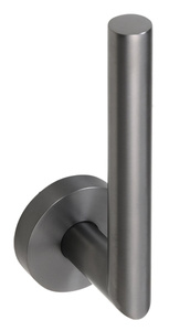 X-ROUND GUN METAL wieszak na papier toaletowy, gun metal
