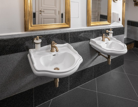 RETRO umywalka ceramiczna 69x52cm, biały