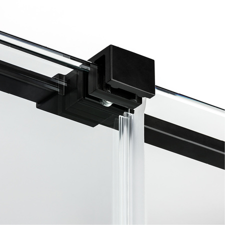 KABINA SMART BLACK WALK-IN  110x200 CZYSTE 8mm ACTIVE SHIELD
