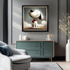 Happiness Is Framed Canvas 910x30x910mm