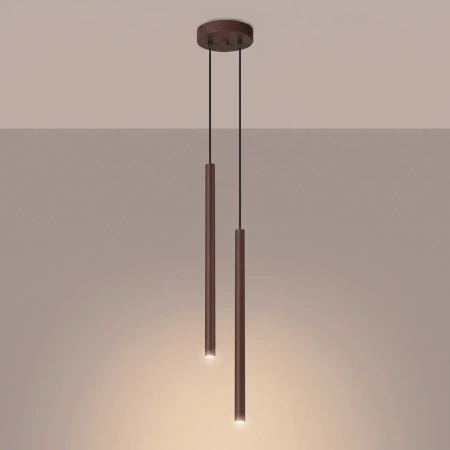 Lampa wisząca PASTELO 2 brązowa