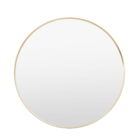 Holworth Large Round Mirror Gold 800x35x800