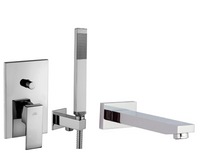 Zestaw wannowy podtynkowy z wylewką-Paffoni/kolekcja Level