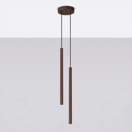 Lampa wisząca PASTELO 2 brązowa