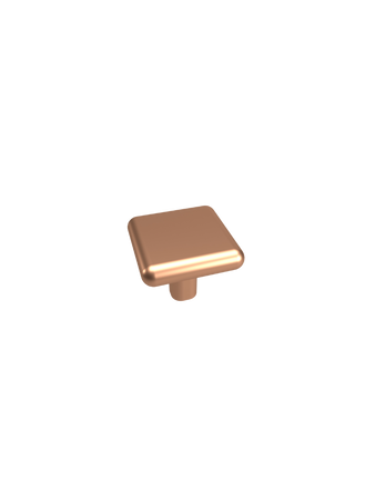 Szafka łazienkowa wisząca z umywalką 55 cm rose mat uchwyt miedź NOOK 010-SU55-10+TR41366