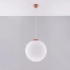 Lampa wisząca UGO 40 ochra czerwona