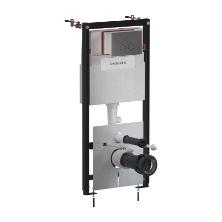 SET: STRONGFRAME stelaż podt. z ECO spłuk. + STEEL-R45 stal. przy. spł., antracyt szczotkowany