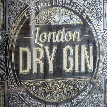 London Dry Gin Mirror 1000x700mm