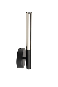 SOPEL LUX 1 kinkiet czarny/srebrny