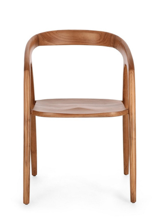 BIZZOTTO krzesło DOTTY brązowe - komplet 2 szt.
