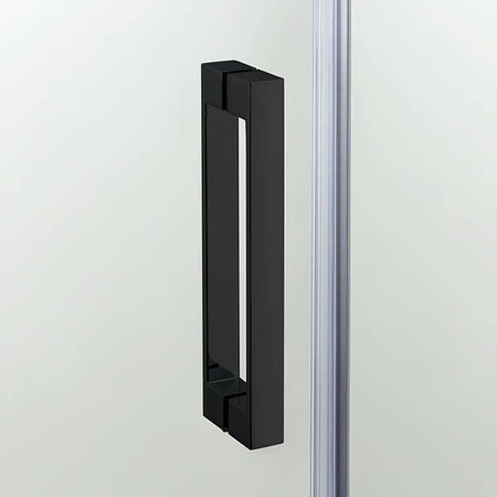 KABINA NEW KOMFORT BLACK PIĘCIOKĄTNA U 80x80x195 CZYSTE 8mm ACTIVE SHIELD