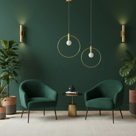 Lampa wisząca BELLA 25 - złoty ring