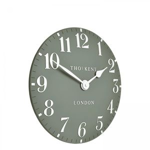 Arabic Wall Clock Seagrass 12in