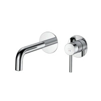 Bateria umywalkowa podtynkowa, chrom