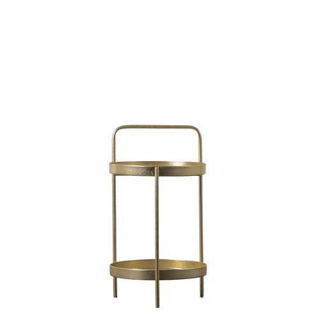 Stolik Sennen Gold 400 x 400 x 720 mm