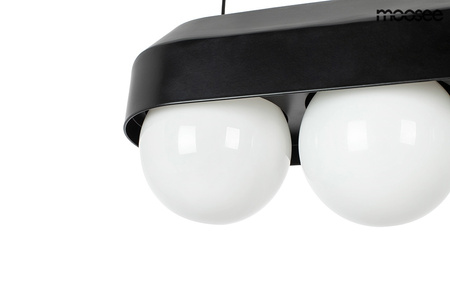 MOOSEE zestaw 2 lamp wiszących DROPS 3 czarny