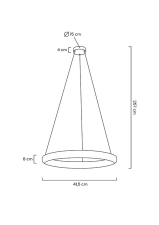 MOOSEE lampa wisząca LIBERTY 40 złota