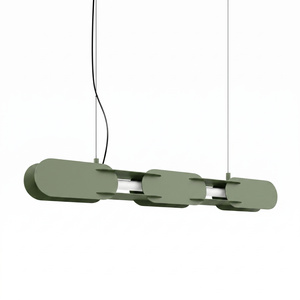 Lampa wisząca CHAIN 91 zielona oliwka LED 3000K