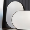 Lustro Hurston Elipse czarne 600 x 30 x 900 mm