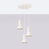 Lampa wisząca ESTRIA 3P beżowa