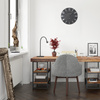 Mulberry Wall Clock Graphite Silver 12in