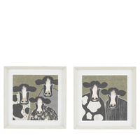 Animal Antics I Framed Art Set of 2