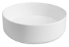 INFINITY ROUND umywalka ceramiczna nablatowa, średnica 36cm, biały mat