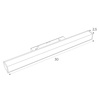 MAXLIGHT M0001Z LAMPA MAGNETYCZNA LINIOWA SYSTEM ZIGBEE 12W 634LM 2700/5000K