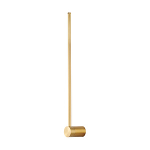Lampa ścienna SPARO 60 cm - prosty, długi LED, metal, złoty