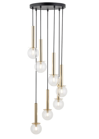 DAISY 7 złoty/transparentny