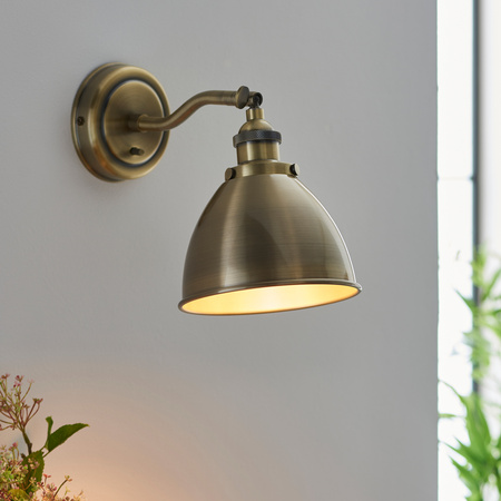 Franklin Wall Light Antique Brass