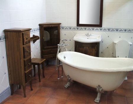 RETRO szafka 35x119x33cm, buk