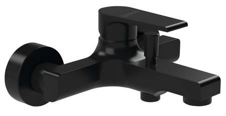 KAI bateria wannowa ścienna, czarny mat