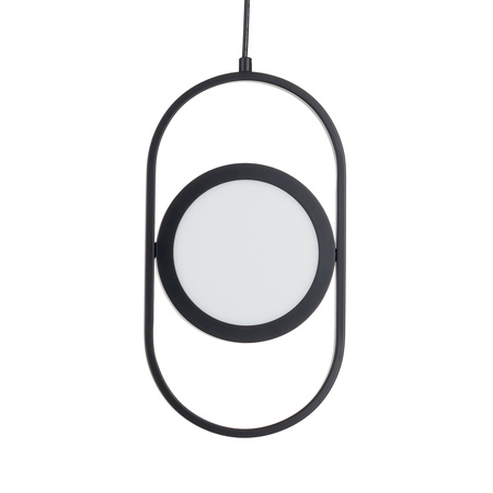 Lampa wisząca ELIPSE MINI, 32 cm - LED, czarna nowoczesna