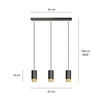 FUMIKO 3 BL/GOLD