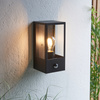 Oxford Outdoor PIR 1 Wall Light Black