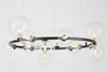 NOWOCZESNA LAMPA WISZĄCA CZARNA MERIDO W15
