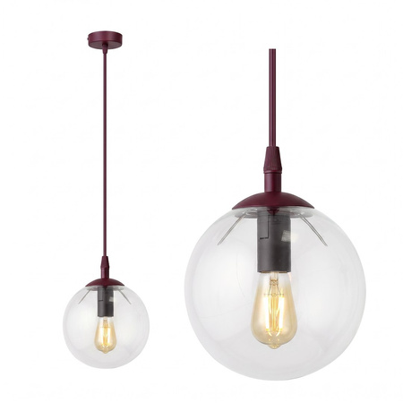 COSMO 1 BURGUNDY TRANSPARENT
