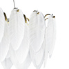 Lampa wisząca PIUMA LONG 100 cm – biała, oprawa sufitowa