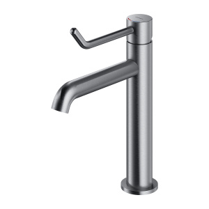 Y [Inclusive Design] bateria umywalkowa, 23 cm (głowica 25 mm), nikiel szczotkowany