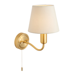 Conway Bathroom 1 Wall Light Satin Brass